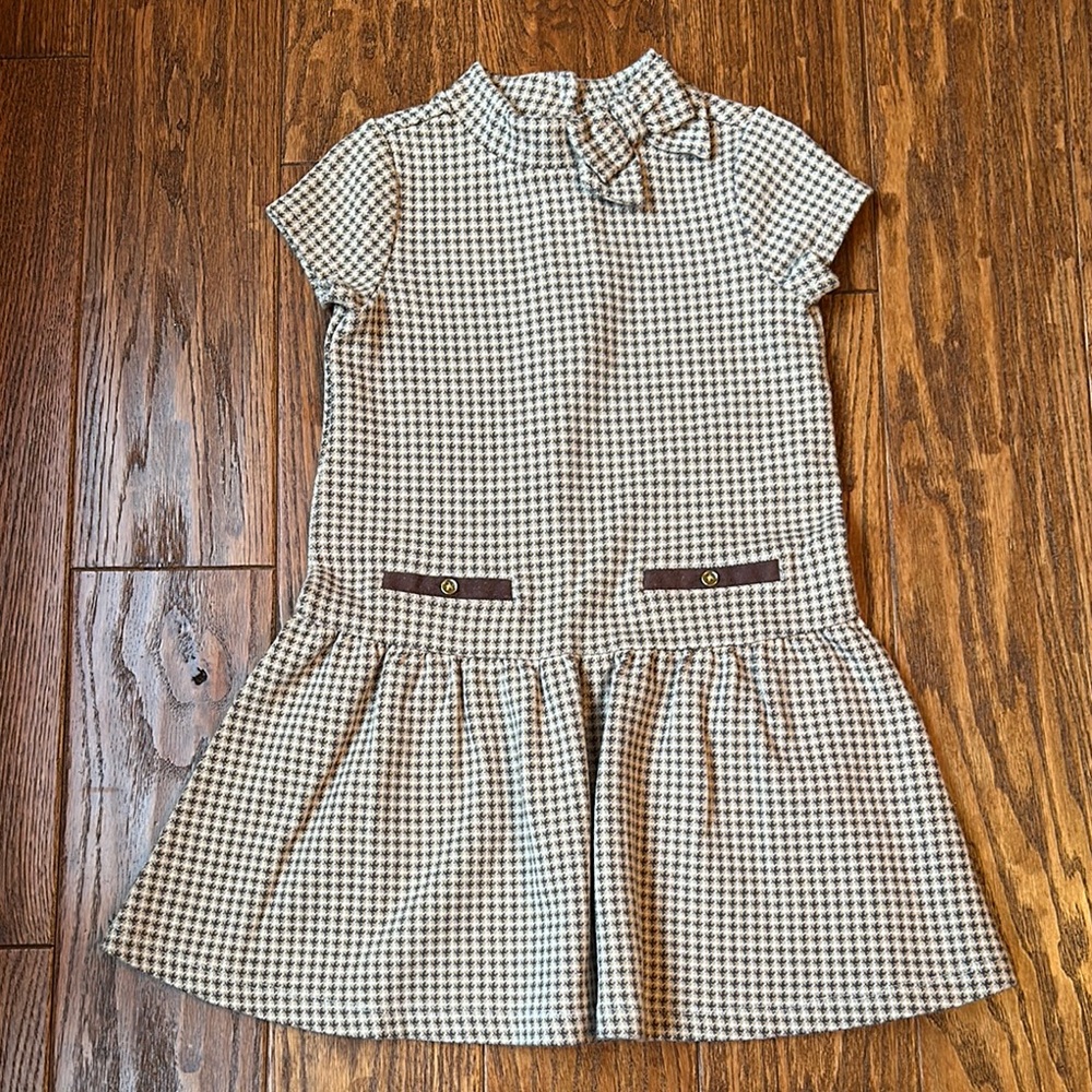 Janie and Jack Houndstooth Dress- Size 6